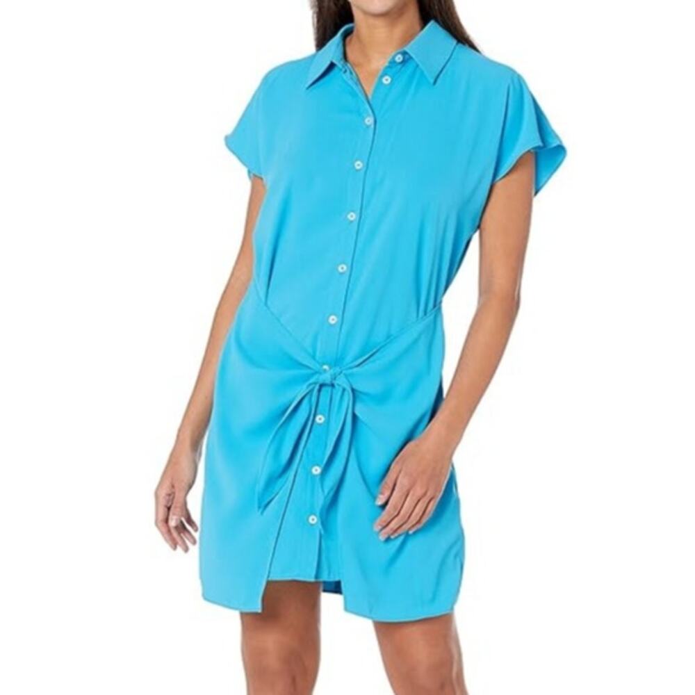 Amanda Uprichard Lindy Dress in Aqua Women's Size Small New With Tags